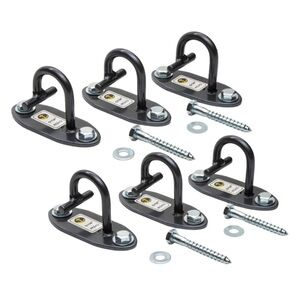 Anchor Gym Mini H1 Workout Wall Mount Steel Anchors - Home Gym
